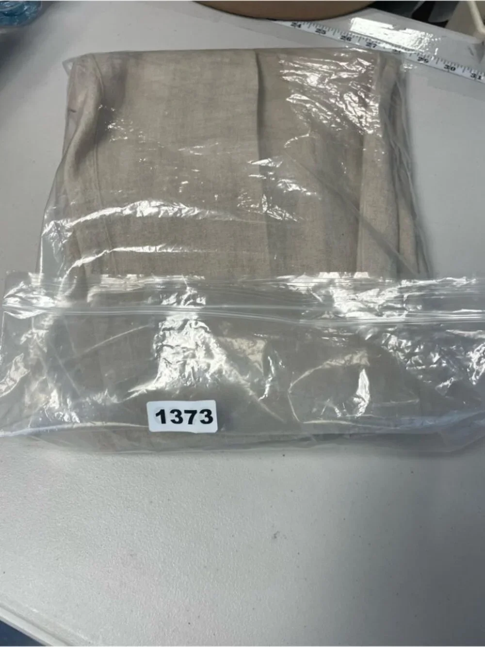 Vintage Linen Pleated Dress Pants Beige 36 Quiet Luxury Trouser Made in Italy